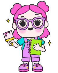 Paint Notebook Sticker by craftingeek