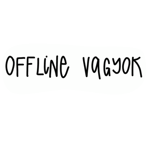 Offline Sticker by barbhandesign
