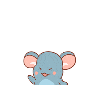 sanahuynh yes yay mouse hooray Sticker