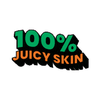 100 Juicy Skin Sticker by OrganicShopGreece