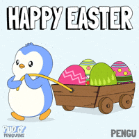 Easter Eggs Penguin GIF by Pudgy Penguins