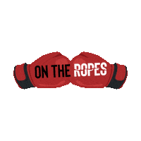 on the ropes boxing Sticker by Brat