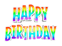 Happy Birthday Party Sticker by Omer Studios