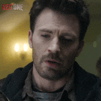 Chris Evans Sigh GIF by Red One Movie