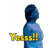 Lets Go Yes Sticker by Suhani Shah