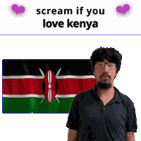 Kenya Flag Sticker