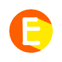 Orange Abc Sticker
