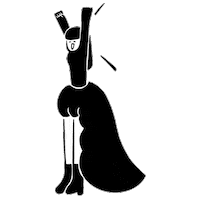 Happy Illustration Sticker