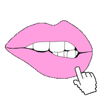 Pink Flirt Sticker by doña batata