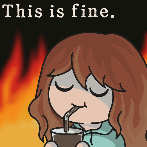 This Is Fine Meme GIF