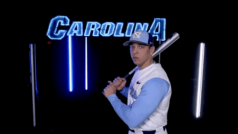 North Carolina Baseball GIF by UNC Tar Heels