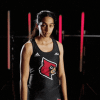 Track Field Point GIF by Louisville Cardinals