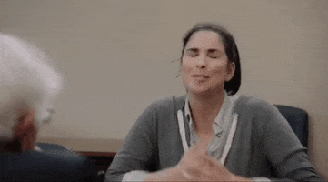 happy sarah silverman GIF by HULU