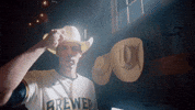 Milwaukee Brewers Sport GIF by MLB