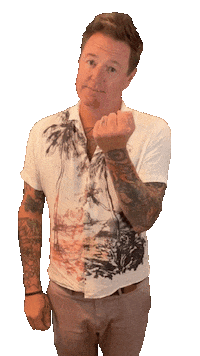 AaronDellaVedova tattoo middle finger fuck off fu Sticker