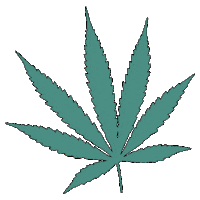Flower Leaf Sticker by Wildlife Cannabis