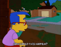 Sad Season 3 GIF by The Simpsons