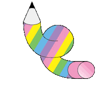 pencil bulletin Sticker