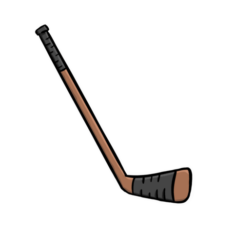 Hockey Stick Sticker