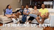 Here We Go Fire GIF by Gogglebox Australia