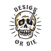Power Skull Sticker by madebyjames