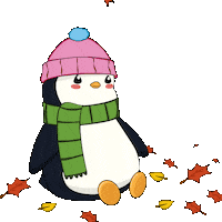 Happy Fall Season Sticker by Pudgy Penguins