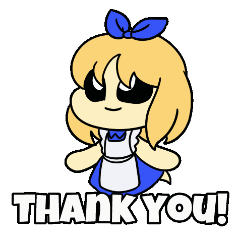 Thank You So Much Sticker by Christophers Genie