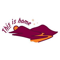 Hokies Blacksburg Sticker by Virginia Tech