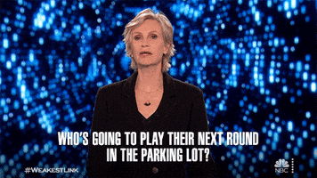 Jane Lynch You Are The Weakest Link GIF by NBC