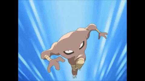 Jojodear giphygifmaker pokemon hitmonlee GIF