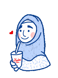 Girl Love Sticker by Kedai - Sedjak 2019
