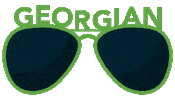GeorgianCollege green college sunglasses glasses Sticker