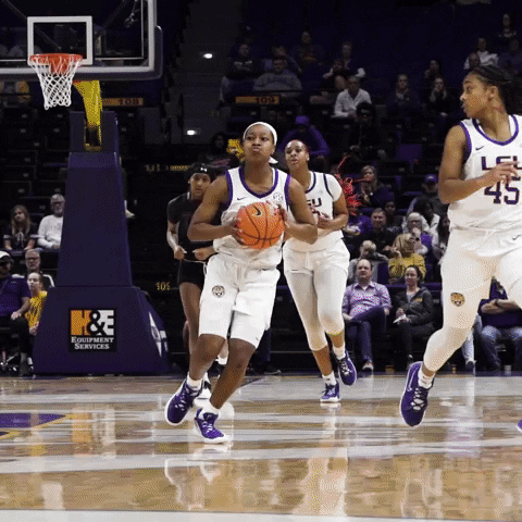Assist Womens Basketball GIF by LSU Tigers
