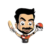 Virat Kohli India Sticker