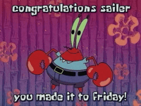 Mr Krabs Friday GIF by Respective