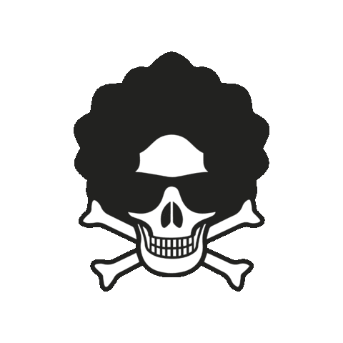 saidmuti music rock skull rocknroll Sticker
