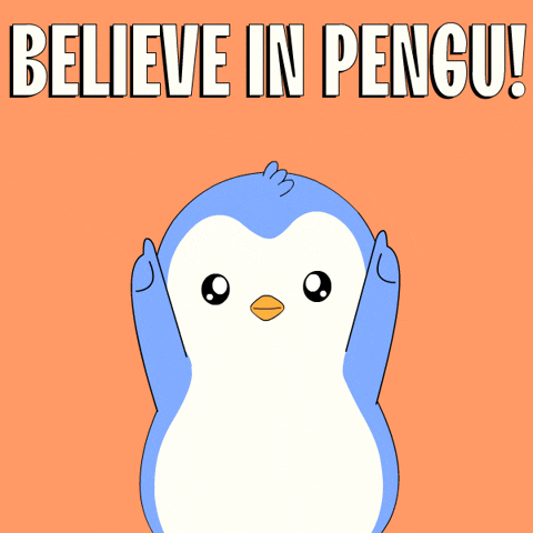 Believe GIF by Pudgy Penguins