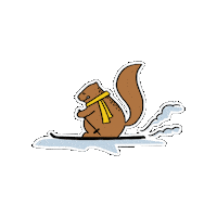 Snow Winter Sticker by University of Michigan Student Life