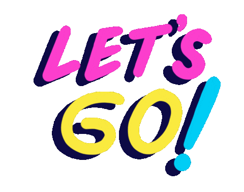 Lets Go Party Sticker by Jethro Haynes