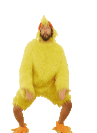 chicken swipe up Sticker