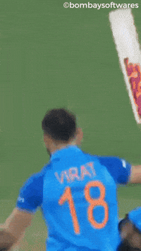 Happy Virat Kohli GIF by Bombay Softwares