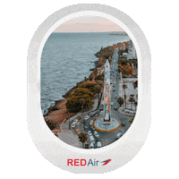 redairdo miami flight avion dominican Sticker