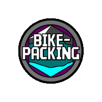 MTBTravelGirl bikepacking travel and ride mtb travel girl Sticker