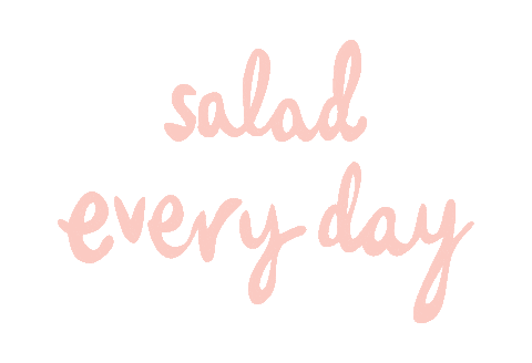 salad love Sticker by Eating Bird Food