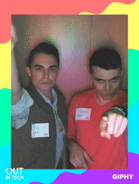 outintech GIF by Out in Tech x GIPHY | Spring Social @ Hotel Americano