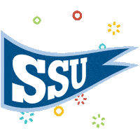 Sonoma State Pennant Sticker by Sonoma State University