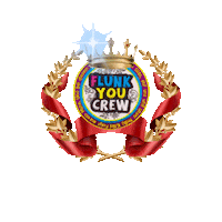 Flunkyoucrew Sticker by LetsQuizAgain