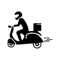EnCorto like delivery moto rapido Sticker