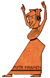 Jacclinch podcast dynamite mythology classics Sticker