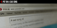 Sad Song Romance GIF by BuzzFeed